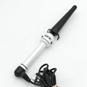 Hot Tools Curly-Q Tapered Nanoceramic Tapered‎ Curling Iron Flipperless